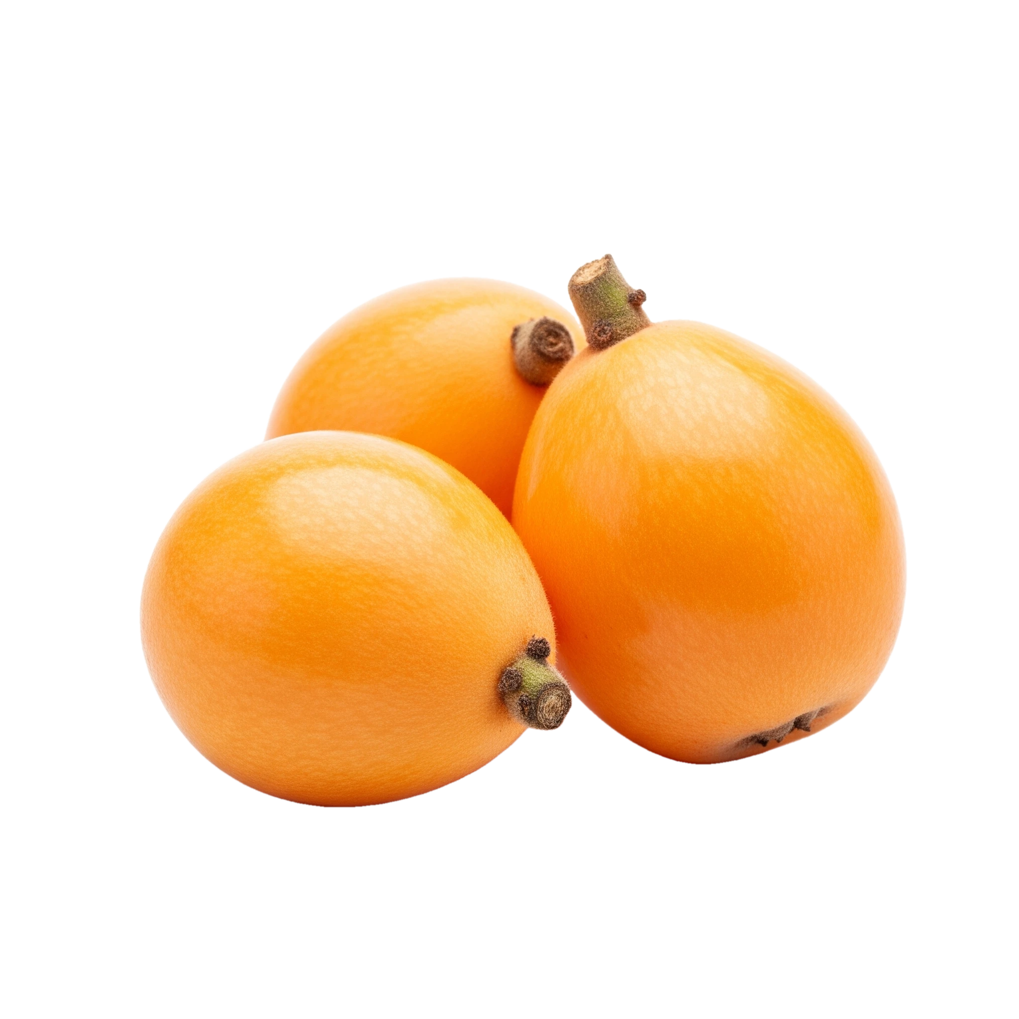 Frutas de caqui orgánico en color naranja, ideales para dietas saludables y agricultura ecológica, cultivadas sin pesticidas ni químicos.