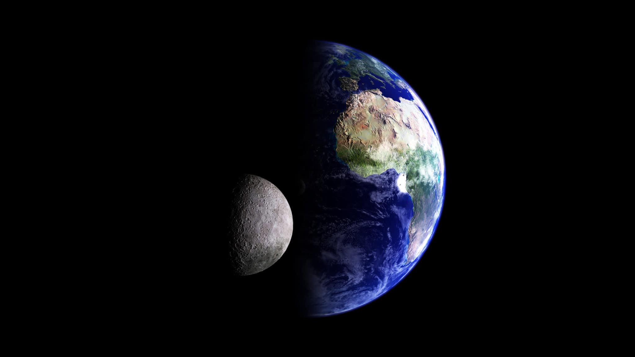 Luna vs. Tierra: un inevitable impacto
