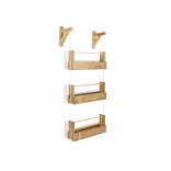 Tablero de cultivo vertical de madera para huertos urbanos y jardinería ecológica, ideal para cultivar verduras y plantas en espacios reducidos. Diseño sencillo y funcional.