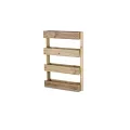 Listón de madera natural para jardín o huerto ecológico, uso en agricultura sostenible y horticultura, diseño rústico y funcional, huerto.bio.