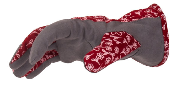 Guantes de jardinería ecológicos con tela resistente y diseño cómodo, ideales para el cuidado del huerto orgánico.