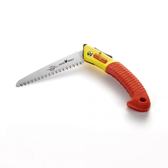 Cuchillo de poda de jardín con mango ergonómico y hoja afilada para jardinería y huertos ecológicos. Herramienta esencial para el cuidado de plantas y cultivos orgánicos.