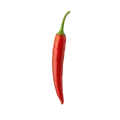 Pimiento rojo fresco sobre fondo blanco, ideal para cocina saludable, agricultura orgánica y huertos urbanos.